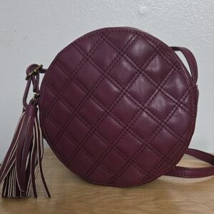ART CLASS, Quilted Burgundy Crossbody Bag